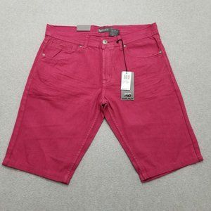 Royal‎ Blue Shorts Mens 36 Pink Chino Pockets Casual Cotton Outdoor